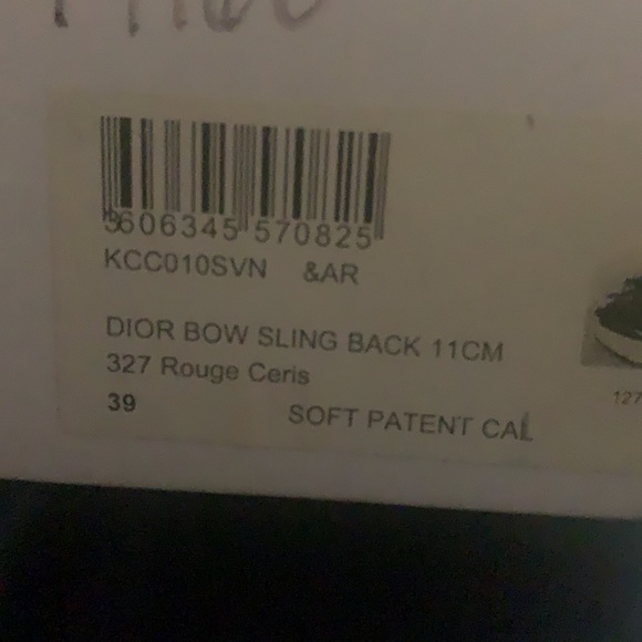 COPY - Dior red wedges never worn size 9 - Picture 2 of 2